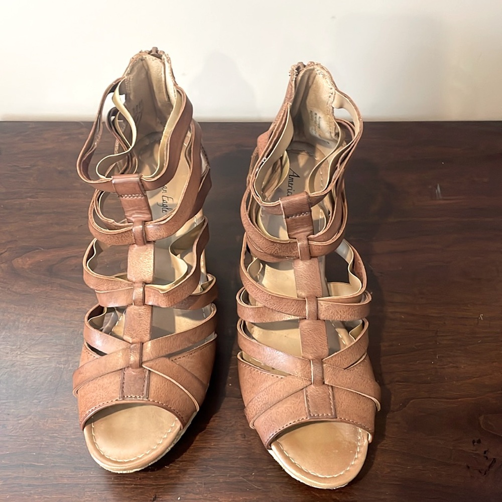 Size 8 American eagle wedges, Good condition, used.